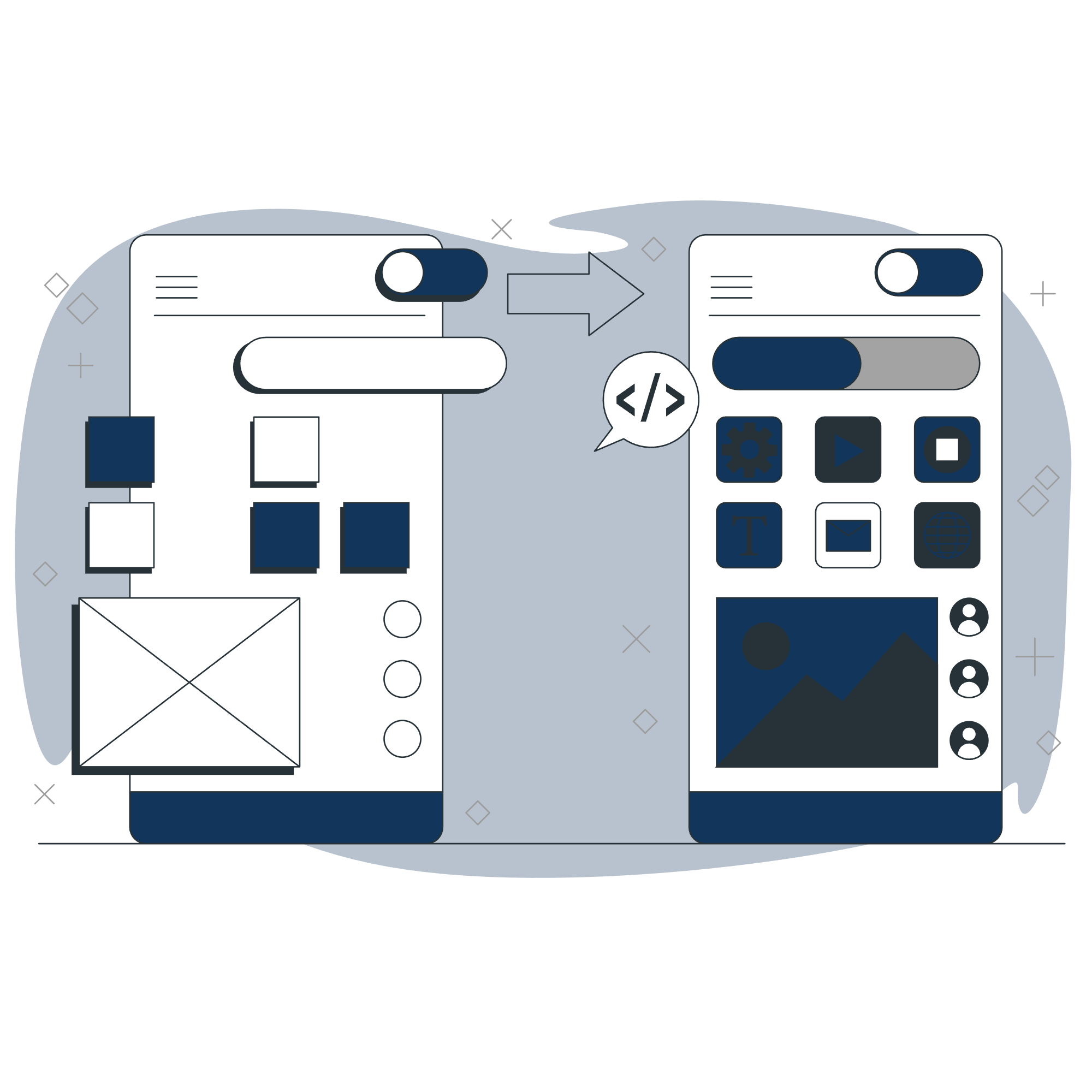 mobile phone under constructions